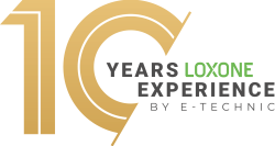 Logo 10 Years Loxone Experience by e-technic